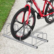 Stojan na 3 bicykle BIKE, 84x32x27cm, strieborná
