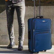 Sada cestovných kufrov TRAVEL 5-dielna, polnočná modrá