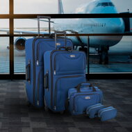 Sada cestovných kufrov TRAVEL 5-dielna, polnočná modrá