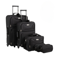 Sada cestovných kufrov TRAVEL, 5-dielna, čierna