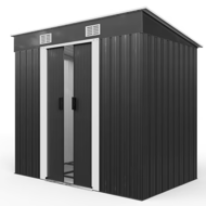 Záhradný domček na náradie L, 196x122x182cm,  antracitová
