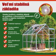 Skleník záhradný z polykarbonátu
