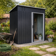Záhradný domček na náradie M, 162x86x181cm, antracitová