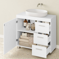 Skrinka pod umývadlo IVY, 30x70x64cm, biela