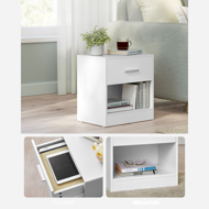 Nočný stolík COSTA, 28x39x41cm, biela