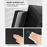 Kôš na triedenie odpadu z nerezovej ocele 24l (3x8l)