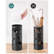 Stojan na dáždniky  čierny