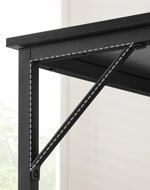 Kancelársky stôl čierny 50 x 100 cm