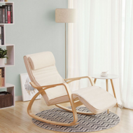 Hojdacie kreslo, leňoška SWING nosnosť 150kg, 67x115x91cm, béžová