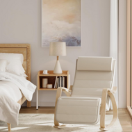 Hojdacie kreslo, leňoška SWING nosnosť 150kg, 67x115x91cm, béžová