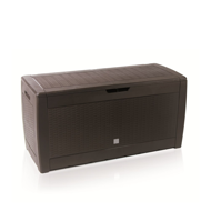 Odkladací box RATO, 310L, 119x48x60cm, hnedá