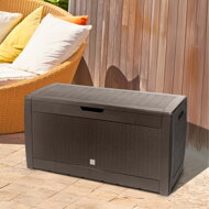 Odkladací box RATO, 310L, 119x48x60cm, hnedá
