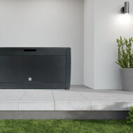 Odkladací box RATO, 310l, 119x48x60cm, antracitová