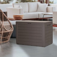 Úložný box WOODEBOX, 190L, 78x44x55cm, tmavo hnedá