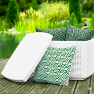 Záhradný set TREE, 3-dielny, biela