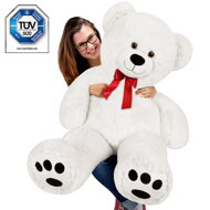 Veľký plyšový medveď BENY, 100cm, biela