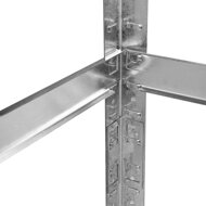 Regál na pneumatiky – regál pre ťažký náklad – 180 x 120x 40 cm – 795 kg