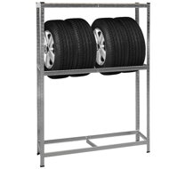 Regál na pneumatiky – regál pre ťažký náklad – 180 x 120x 40 cm – 795 kg