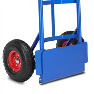 Rudla sklápacia CART s nafukovacími pneumatikami, max 200kg, modrá