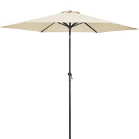 Slnečník Tahiti, béžový Ø 300 cm
