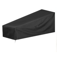Ochranný obal na saunové lehátko, antracit 160/155x60x75/39 cm
