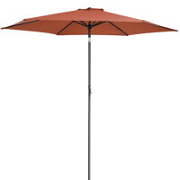 Slnečník Tahiti, tehlový Ø 300 cm