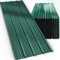 Trapézový plech ARON, súprava 14 ks, 110×46cm, zelená