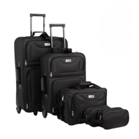 Sada cestovných kufrov TRAVEL, 5-dielna, čierna