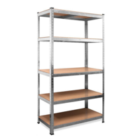 Regál s vysokou nosnosťou HEAVY, max 875kg, 90x40x180cm, strieborná