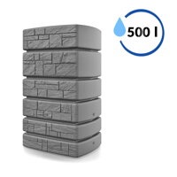 Sud na dažďovú vodu TOWER STONE svetlo šedý 500l