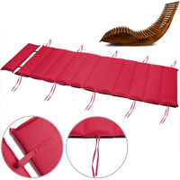 Detex® - elastická podložka na ležadlo do sauny - 7cm hrubá, červená