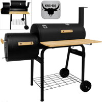 Záhradný gril BBQ King - udiareň - 2 grilovacie plochy 115 x 58 x 104 cm JR12