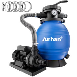 Piesková filtrácia k bazénu AQUA,   10 200 l/h, modrá