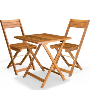 Balkónový nábytok VITEK, 1+2, prírodná hnedá