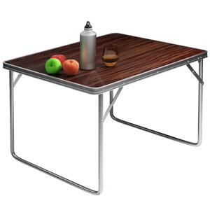 Kempingový stôl 80x60x70cm, hliníkový, skladací