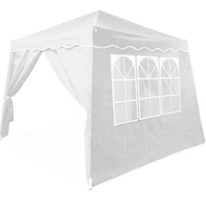 Party stan / pavilón CAPRI vrátanie 2 bočných stien UV- ochrana 50+  3x3m biely 