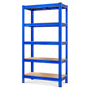 Regál s vysokou nosnosťou HEAVY, max. 875kg, 90x40x180cm, modrá