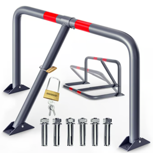 Parkovacia zábrana ANTONIA, 80x47x44cm, šedá