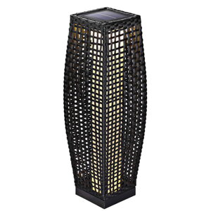 LED solárne svetlo Polyrattan 70cm