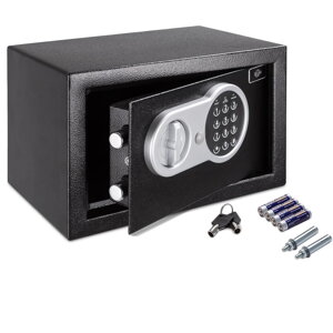 Elektrický nábytkový trezor Safety čierny 31x20x20cm