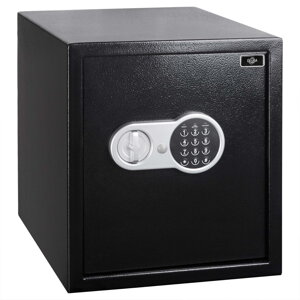 Elektrický nábytkový trezor Security čierny 35x40x40cm