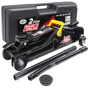 Zdvihák auta čierny 2t 85-330mm, vrátane kufríka