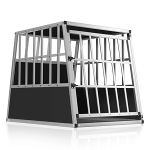 Prepravka pre psa BRUNO, 66x90x72cm, strieborná/čierna