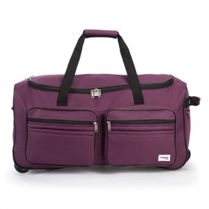 Cestovná taška s trolejovou funkciou 85 l fialová