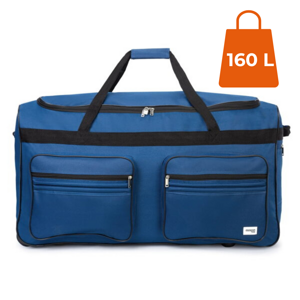 Cestovná taška na kolieskach JOY 160l, modrá