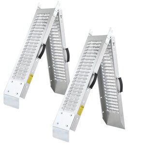 2-dielny set nájazdové rampy, sklápateľné - 400 kg