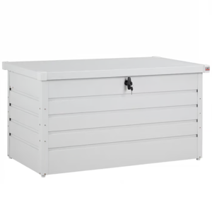 Kovový úložný box METALBOX, 385L, 120x62x63cm, šedá