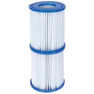 Náhradný filter do bazéna modrý, 10,6x13,6cm, 2ks