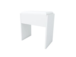 Taburet/stolička k toaletnému stolíku, biela