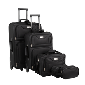Set cestovných kufrov Travel 5-dielny čierny